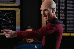Picard yelling “Well there it sits!”